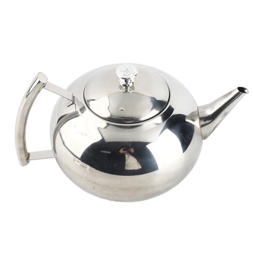 2L 201 Acier Inoxydable Théière Café Théière Bouilloire avec Filtre Infuseur Amovible