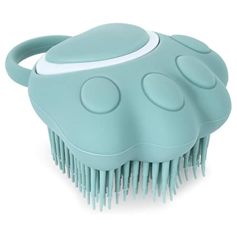 TIESOME Cepillo de Baño para Perros y Gatos con Dispensador de Champú Cover
