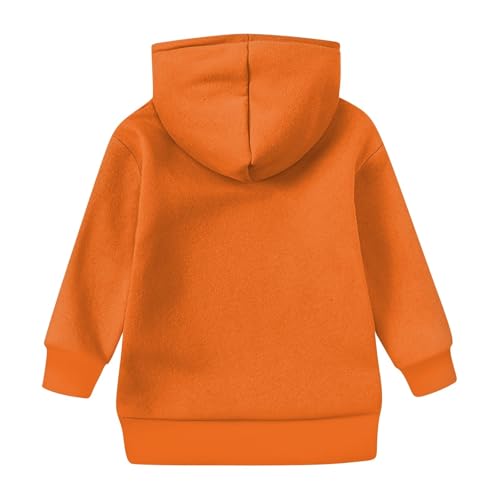 Hoodies for Teen Girls Cute Oversized Long Sleeve Hooded Sweatshirt Solid Color Teen Girls Pullover Tops 2-14 Years4
