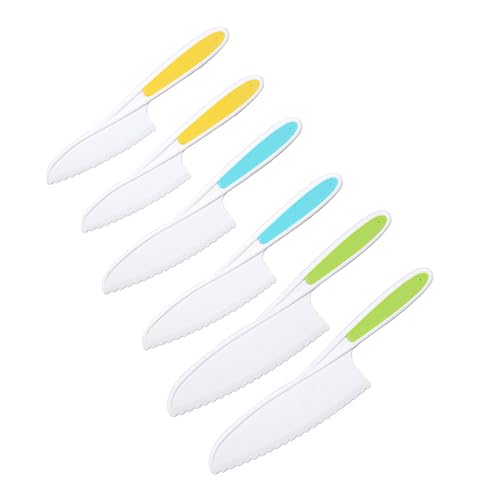 HEMOTON Taglierino 6Pcs Coltello Torta Torta Utensili Torta Sicuro Coltello Cucina Dicer Tagliaverdure Taglierina per Sandwich Taglierina per Sandwich per Pp Taglierine per Abito