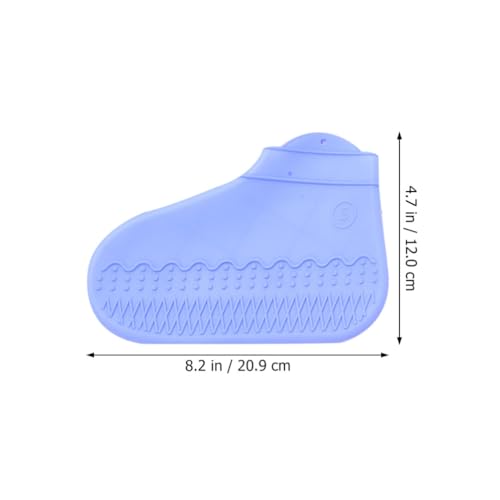 Cubrecalzados de silicona Hemobllo, impermeables y antideslizantes, duraderos, reutilizables para hombre y mujer miniatura 7