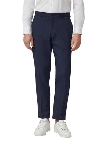 s.Oliver Herren Anzughose – Slim Fit, Woll-Optik, Viskosemix – Ansicht 1