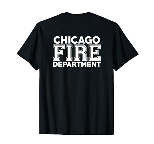 Bomberos del Departamento de Salvamento de Bomberos de Chicago Illinois Camiseta