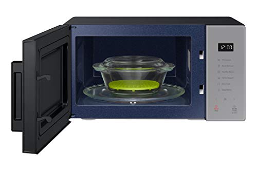 Image of Samsung 23 L Microwave Oven (Baker Series, MS23T5012UG /TL, Grey, With Steamer Bowl)