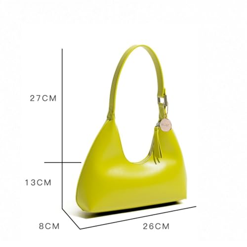Image of JOLLQUE Shoulder Bag for Women, Small Leather Handbag Purse,Unique Trendy Zipper Hobo Bag