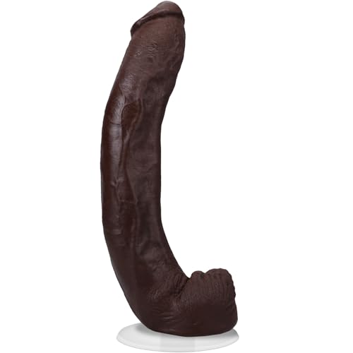 Doc Johnson Signature Series – Dredd – 13.5 Inch ULTRASKYN Dildo with Removable Vac-U-Lock Suction Cup – F-Machine & Harness Compatible – for Adults Only, Chocolate