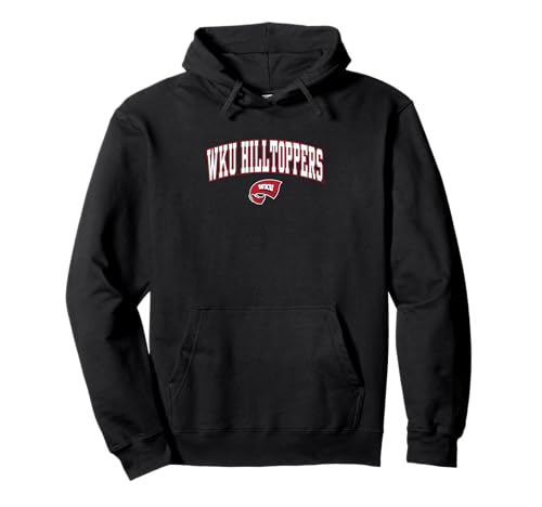 Western Kentucky Hilltoppers Arch Over Black Pullover Hoodie