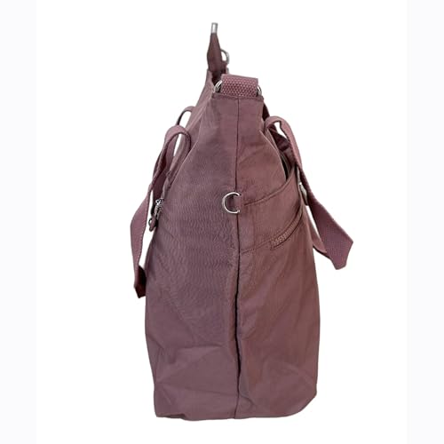 Image of CHIBAO Tote Bag for Women & Men, Polyester, Large Capacity Shoulder Bag, Handbag, Dual Handles, Multiple Pockets, Multipurpose, Everyday, Office, College, Travel, Shopping, Purse, Casual Bag