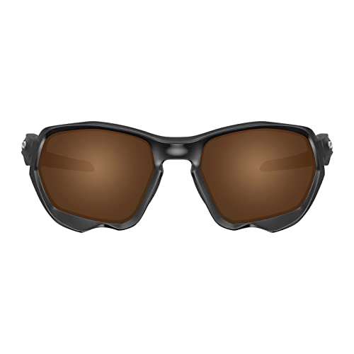 Image of Well-aimed Replacement Lenses Compatible with Oakley Plazma OO9019 Sunglasses - Brown Polarized