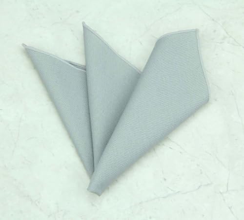 Image of Mens Solid Linen Ties - Slim Pattern Necktie for Men Wedding Groomsmen