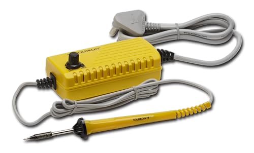 Image of SOLDRON SMPS Micro Soldering Station, Variable Wattage, ESD Safe, with Stand and Sponge