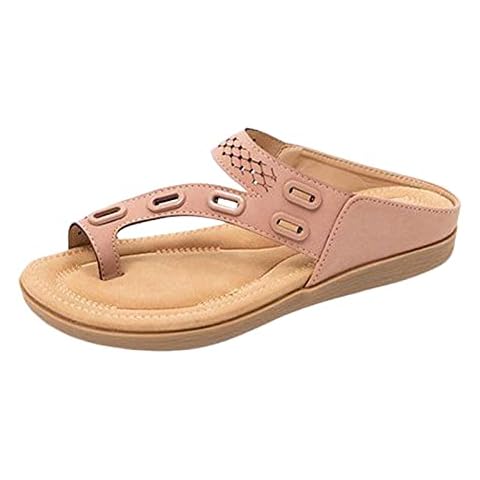 Women’s Waffle Slippers Open Toe Slip On Memory Foam Flat Summer House Non-slip Slipper Cover