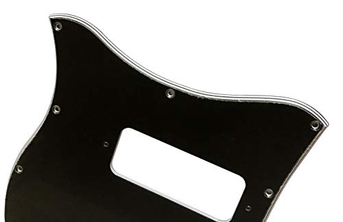 Pickguard de guitare personnalisée pour US Gibson SG P90 sans trous d’oiseaux Style 5 plis noir. - Les Beatles, Paul McCartney, John Lennon, RIngo Starr, George Harrison Pickguard de guitare personnalisée pour US Gibson SG P90 sans trous d'oiseaux Style 5 plis noir. – Image 3