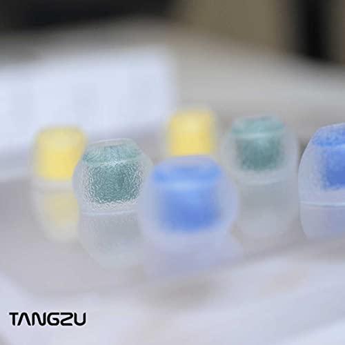 Image of TANGZU Tang Sancai Balanced Bore Eartips, Medical Grade Hypoallergic Silicone in-Ear Monitor Ear Plugs for in-Ear Earphone, Replacement Earbuds Tips, IEM Eartips, Mix, 3 Pairs