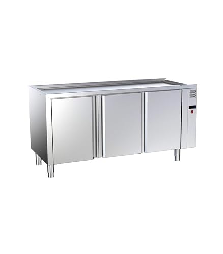 Distform Module chaud 1600 x 700 x 850 avec guides GN 1/1 sans plan de travail