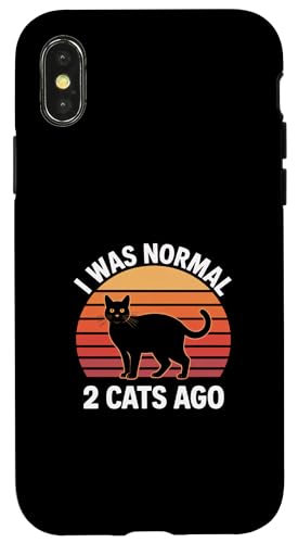 I Was Normal 2 Cats Ago �X�}�z�P�[�X iPhone X/XS �p
