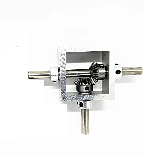Pgfun 1:1 Right Angle Bevel Gearbox 1 Module 20 Teeth 90° Angle Drive Steering Gear Device Simple Mechanical Diy Module With 8Mm Shaft #TOP2