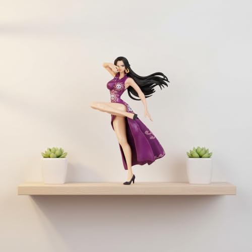 Image of Offo One Piece Boa Hancock Action Figure 15cm, Premium PVC Anime Collectible for Home Decor, Office Desk & Study Table, Multicolour Display Gift for Fans
