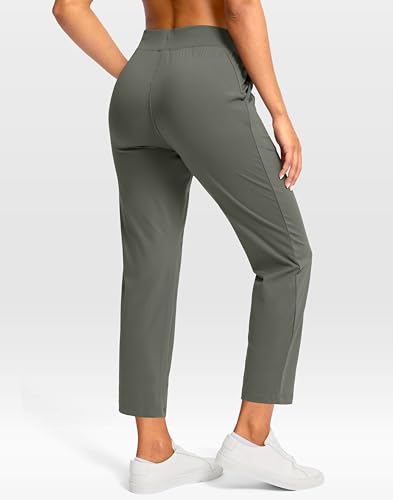 Image of G Gradual Petite Pants for Women 24 inch /26 inch Ankle Pants with 2 Pockets