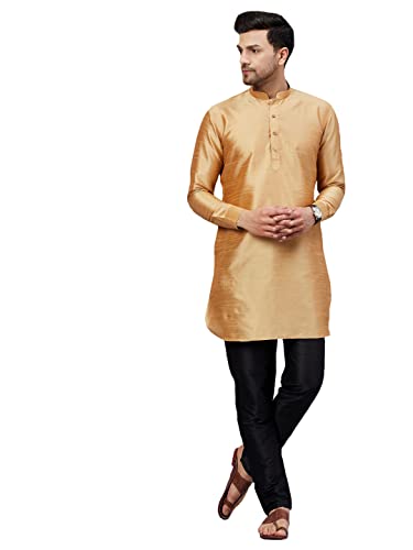 Image of VM Men's Silk Blend Kurta Pyjama Set