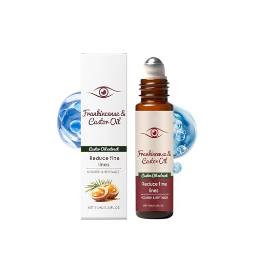 Aceite esencial de bola ocular, 10 ml de esencia de reducción de líneas finas, con incienso, bola de enfriamiento para bolsas y arrugas, cuidado ocular tenso, fácil y sin presión