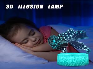 Lampada 3D Anime Demon Slayer Con Telecomando - 16 Colori, 2 Disegni, USB/Batteria, Idea Regalo Per Appassionati - Foto 9