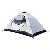 Honseadek Tienda de campaña ligera e impermeable con postes de aluminio, perfecta para el invierno (gris)