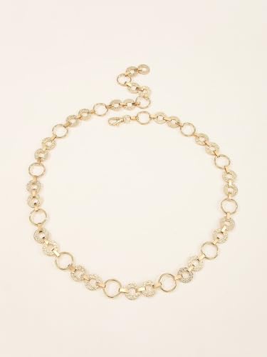 Floerns Women's Hollow Out Circle Shape Waist Belt Wedding Sash for Dress2