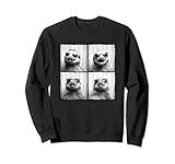 Lustige Faultier Fotokabine, Fotomaschine, Tier-Selfie-Party Sweatshirt