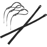 Kisangel 5pcs Ski Stick Straps, 17.71inch Utility Straps Walking Cane Wrist Replacement for Trekking Pole Carrier Outdoor Sports Hiking