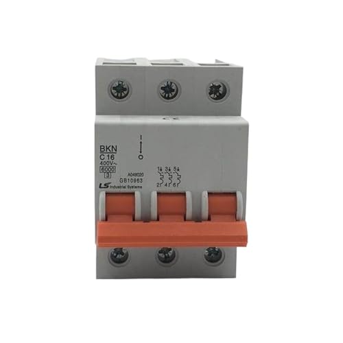 Disyuntor miniatura BKN C16A 3P trifásico para cuadro de distribución eléctrica