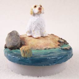 Conversation Concepts Miniature Clumber SpanielCandle Topper Tiny One 