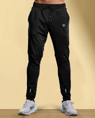 Image of Noble Monk Men's Regular Fit Track Pants | Sport Pant | Plain Track Pant for Men Charcoal Grey
