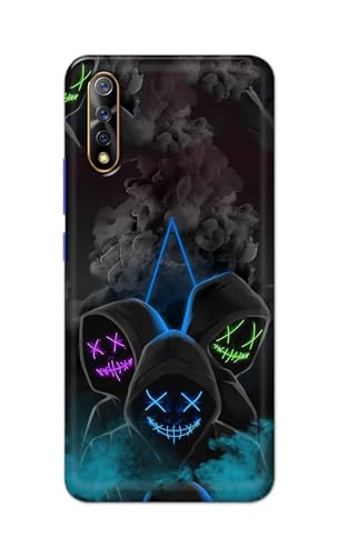 Image of PRINTFIDAA Plastic Printed Hard Back Cover Case For Vivo S1 | Vivo Z1X Back Cover (Mask Man) -112, Multicolor