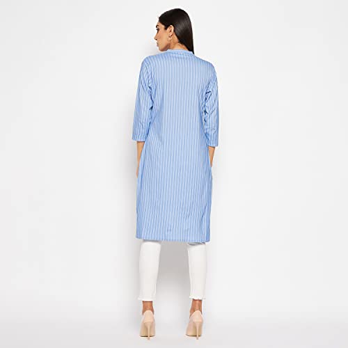Image of CAMEY Women Striped Cotton Dress
