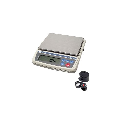 A&D EK-1200i Legal for Trade Jewelry Gold Scale 1200 x 0.1g + Bonus 10x 18mm Jewelers' Loupe Bundle