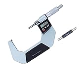 Précision: 0,001 mm Micrometre, 0,001 mm numérique Micromètre extérieur 0-25 mm 25-50 mm 50-75 mm 75-100 mm micromètre micromètre Painer de calibre micromètre Carbure, Haute précision(Digital B 75-100)