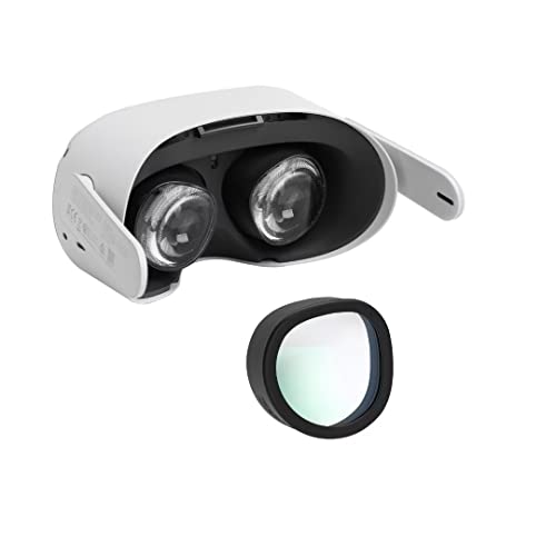 Merryhome Design Lens Insert for Quest 2, VR Myopia Glasses ,Blue Light Blocking Lens, Easy-to-Install and Easy-to-Remove Frame(One Lens, SPH:-4.75)