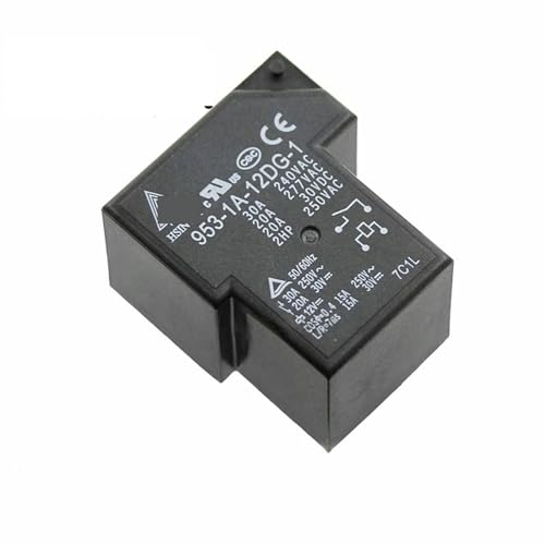 Relé de potencia 953-1A de alta resistencia térmica y contactos de plata para uso continuo