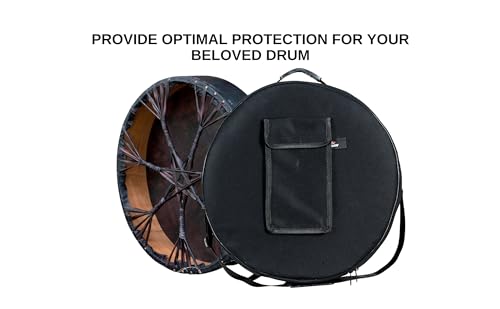 image for ARAW Shamanic Drum Bag, Bodhran Drum Bag, Handmade Frame Drum Bag, Han