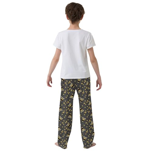 Pajamas Pants Soft Bumblebee Long Sleep Pjs Lounge Pajama Bottoms Elastic Waist with Pockets3