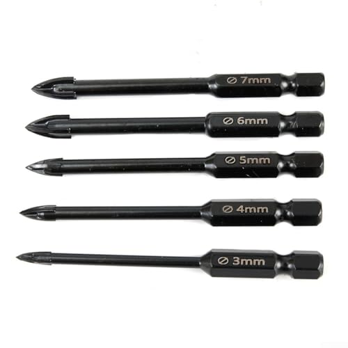 Set de 5 brocas multifuncionales para cerámica y vidrio miniatura 7