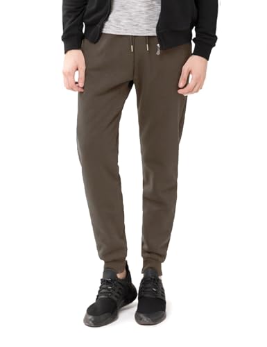 Flygo Men's Fleece Lined Sherpa Sweatpants Winter Warm Pants Jogger Lounge Athletic Pant with Pockets