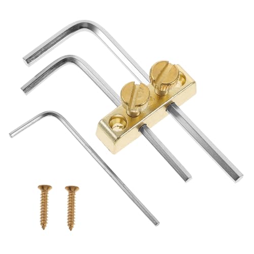 Parliky 1セットギター用ダブルロッキング小?手固定器 ギター ベース用ツ