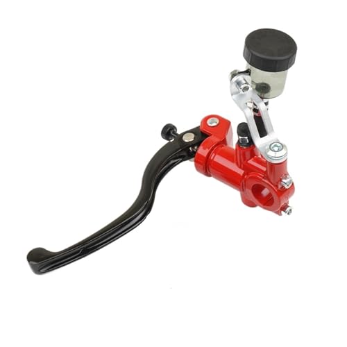 Levier d'embrayage de frein moto universel rouge 22mm pour un contrôle précis