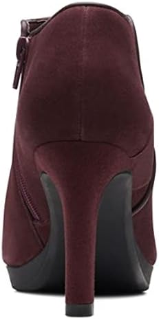 Clarks Women's Ambyr Gem Pump, Burgundy Suede, 12 | Image 5