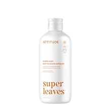 حمام فقاعات ATTITUDE، تم التحقق منه من قبل EWG، قائم على النباتات والمعادن، تم اختباره من قبل أطباء الجلدية، منتجات العناية بالجسم النباتية، زهر البرتقال والأوكالبتوس، 16 أونصة سائلة