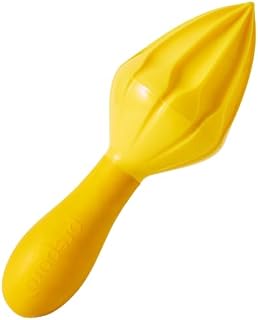 Prepara Juicy Juice Manual Hand Citrus Reamer for Lemons, Limes, and Oranges,Yellow