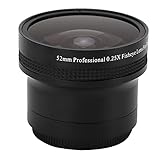 Fisheye Lens, 52MM 0.25x Super Macro Camera Fisheye Lens, Thread Lens for DSLR SLR Camera