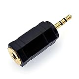 Applications polyvalentes : cet adaptateur est polyvalent et adapté à une large gamme d'applications. Il est idéal pour connecter des écouteurs avec une prise jack 3,5 mm à des sources audio, telles que des instruments de musique ou des interfaces audio, qui ont une prise jack 2,5 mm.